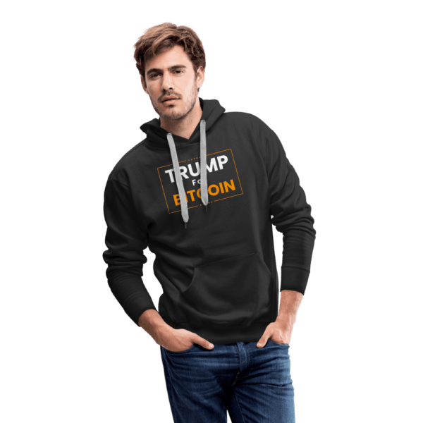 Trump for Bitcoin - Liberty Bell | Men’s Premium Hoodie - Image 4