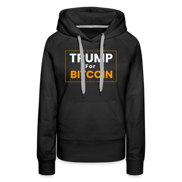 Trump for Bitcoin - Liberty Bell | Women’s Premium Hoodie