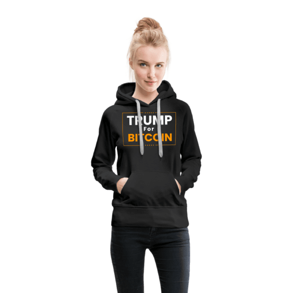 Trump for Bitcoin - Liberty Bell | Women’s Premium Hoodie - Image 4