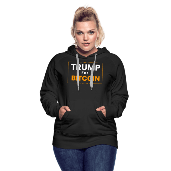 Trump for Bitcoin - Liberty Bell | Women’s Premium Hoodie - Image 6