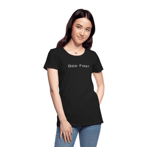 God First - Born Patriotic | Women’s Premium T-Shirt - Image 3