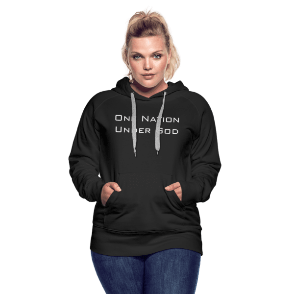 One Nation Under God - Born Patriotic | Women’s Premium Hoodie - Image 4