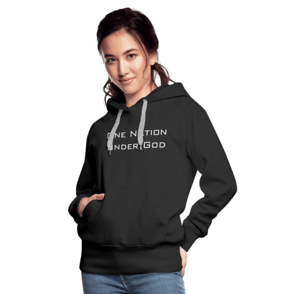 One Nation Under God - Born Patriotic | Women’s Premium Hoodie - Image 7