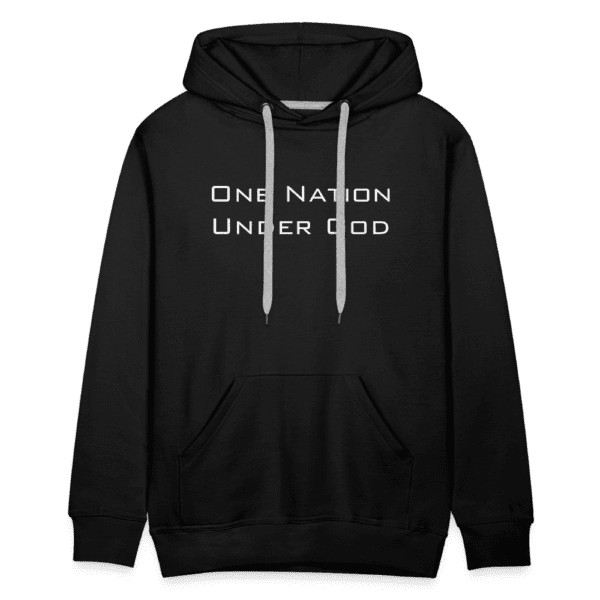 One Nation Under God - Born Patriotic | Men’s Premium Hoodie - Image 2