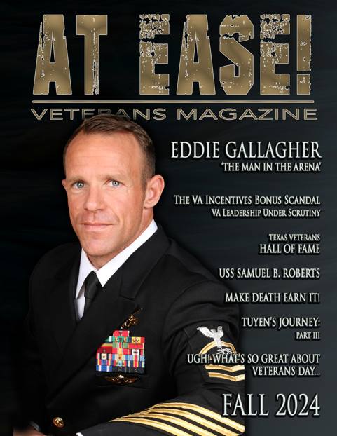 AT EASE! Veterans Magazine cover for Fall 2024 issue