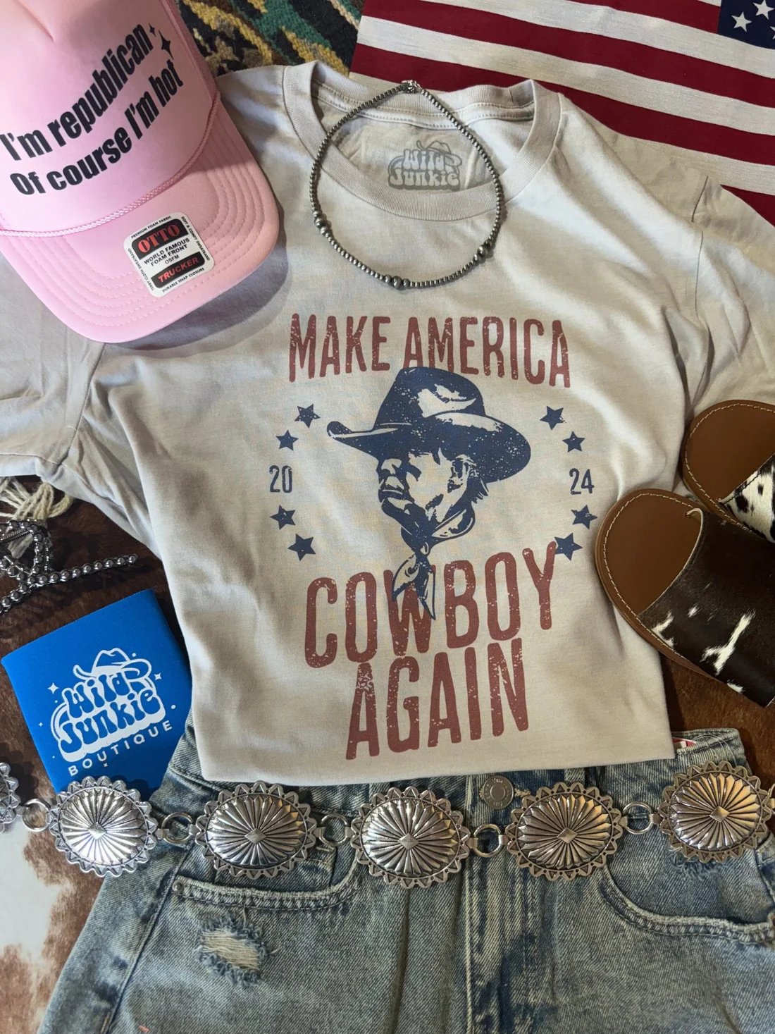 make-america-cowboy-again-trump-2024-graphic-tee-895917